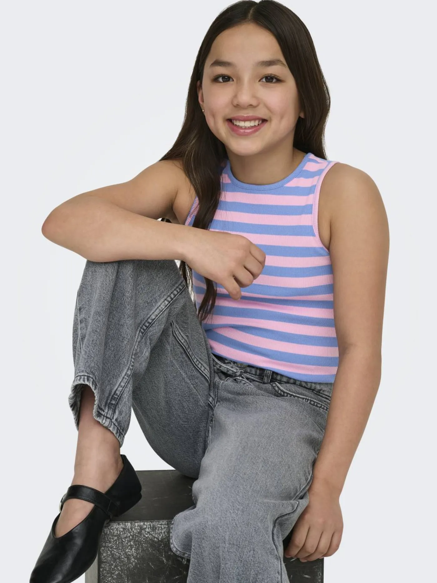 KOGKENYA RIB STRIPE TANK TOP JRS