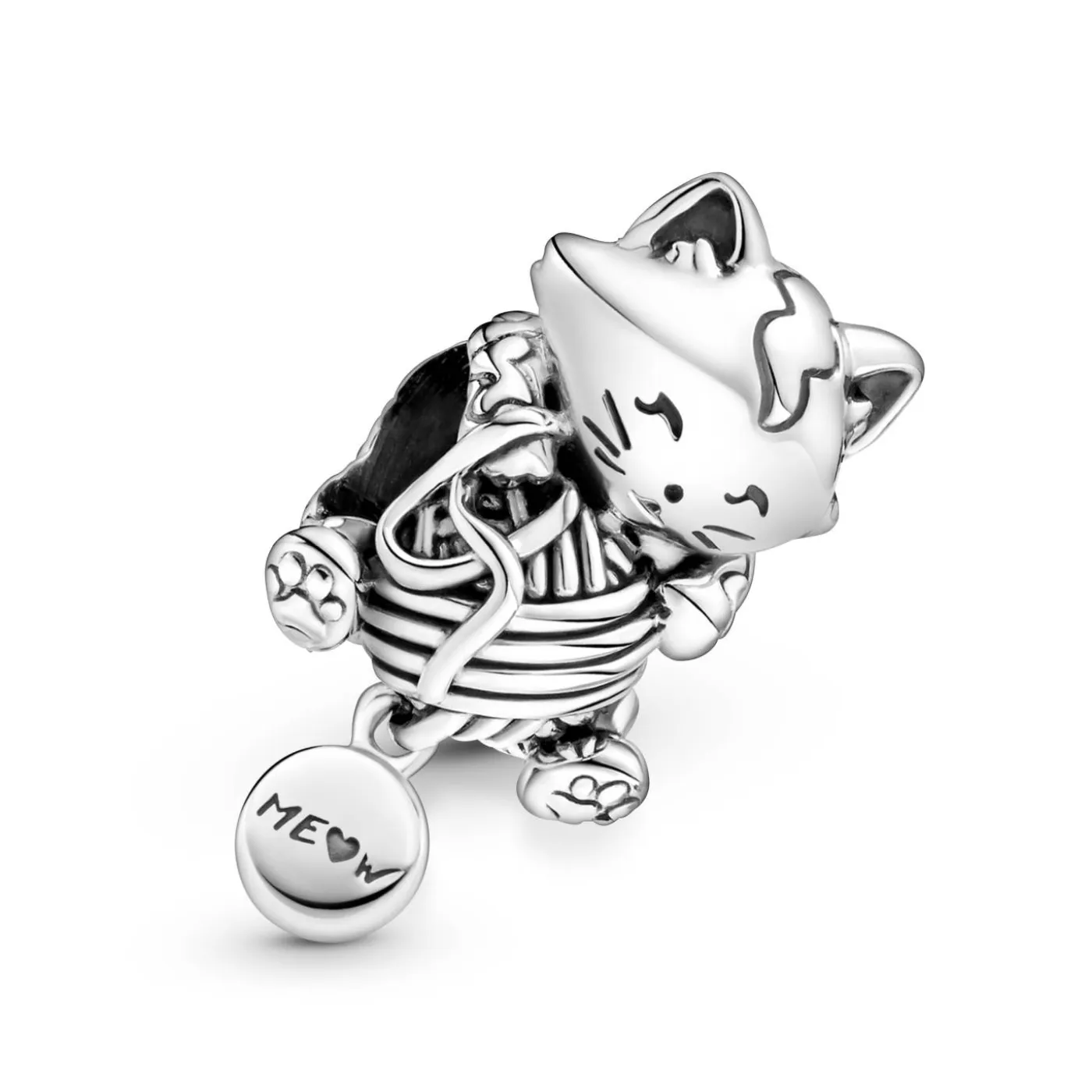 Kätzchen & Garnknäuel Charm