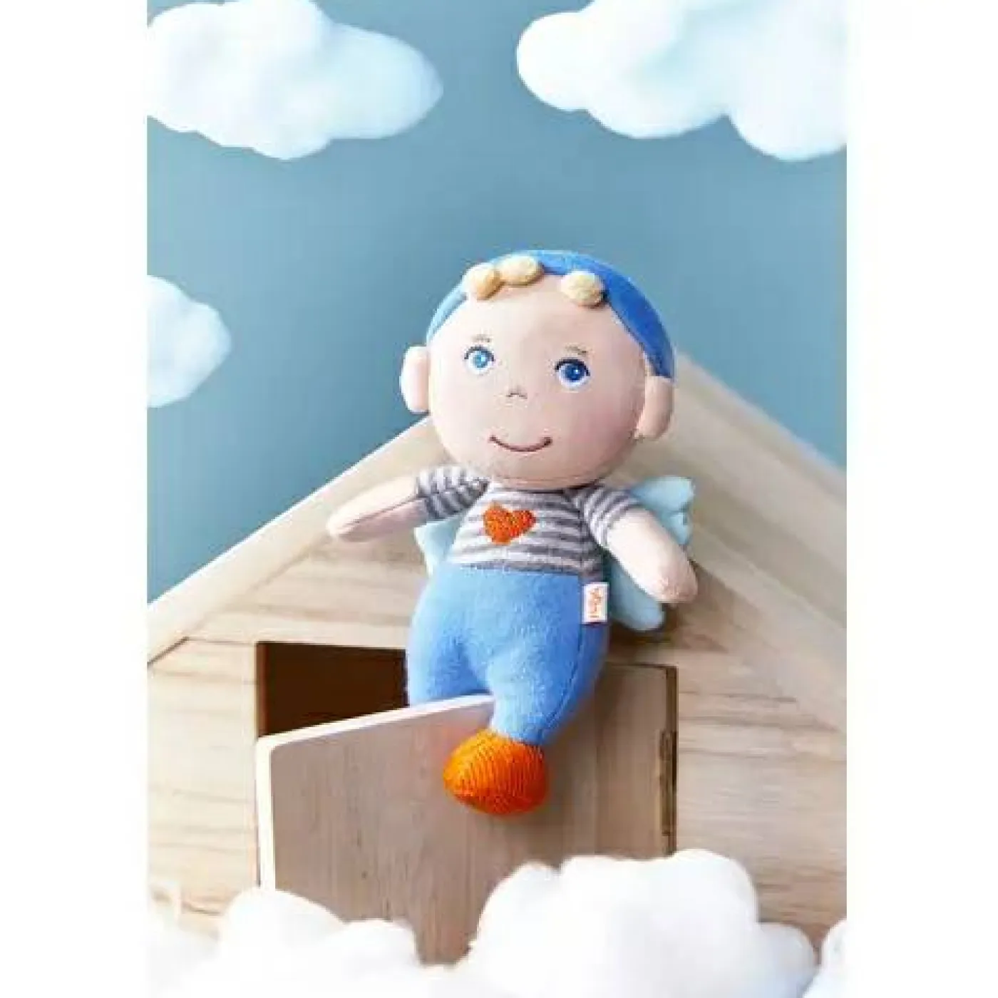 Kuschelpuppe "Schutzengel Mats"