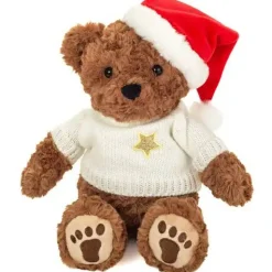 Kuscheltier "Weihnachtsteddy mit Pullover", 30 cm