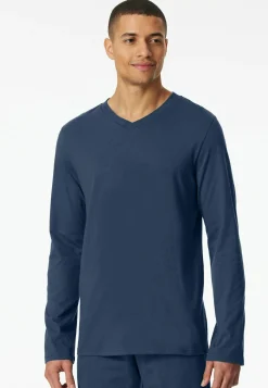 Langarmshirt V-Ausschnitt