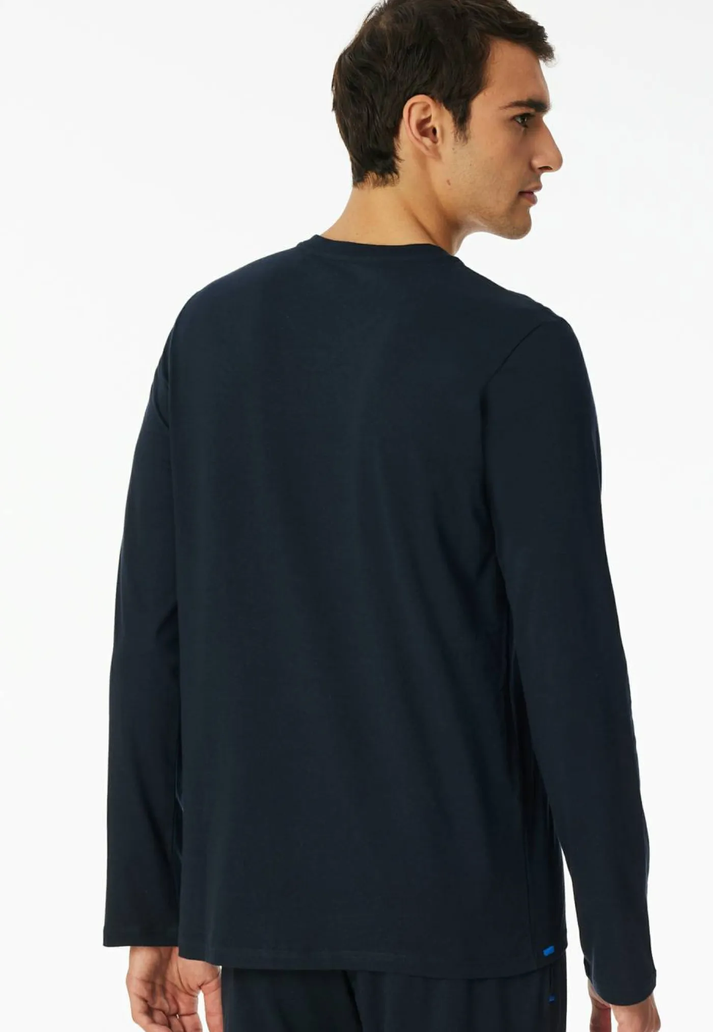 Langarmshirt Knopfleiste