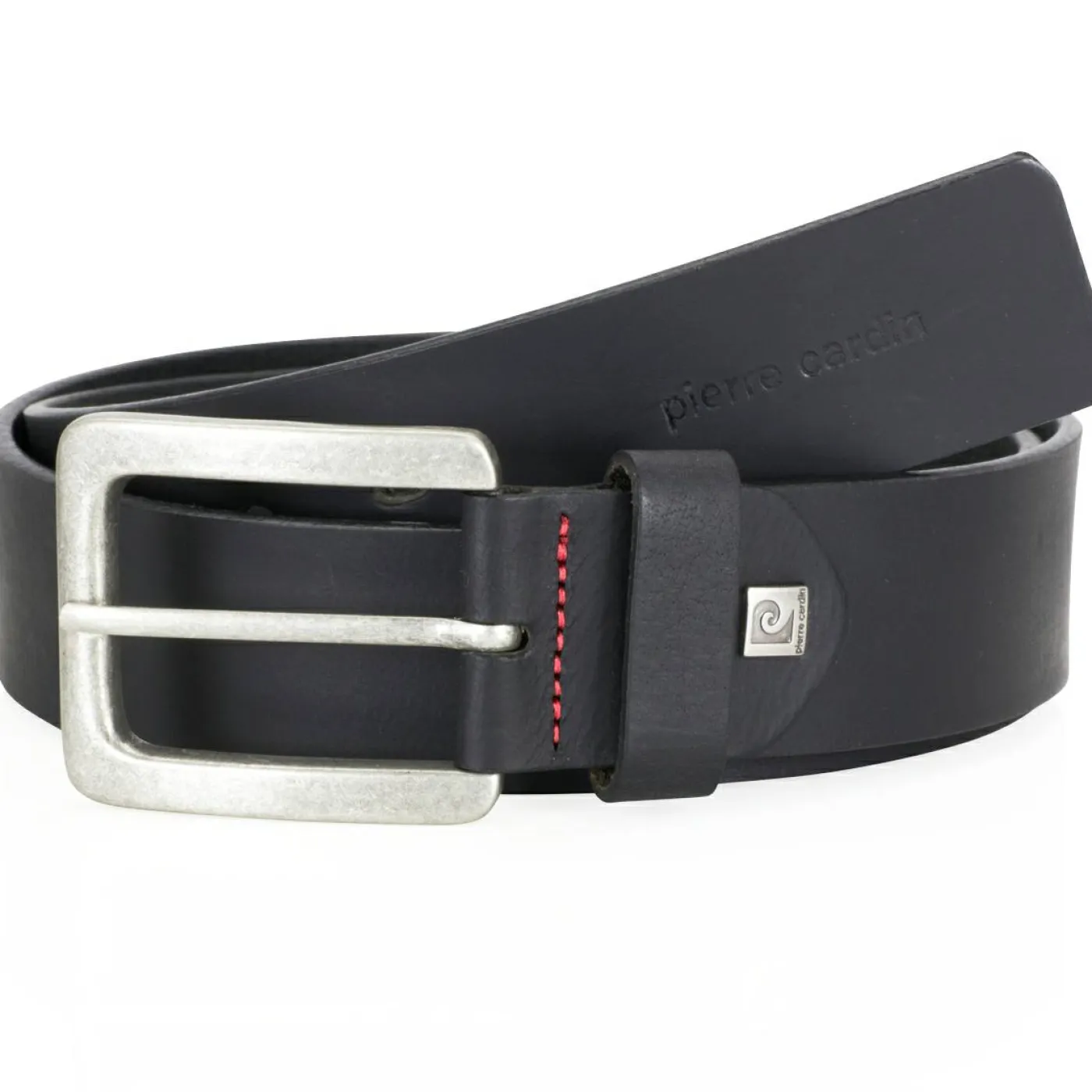 Ledergrtel PIERRE CARDIN schwarz, ., 95