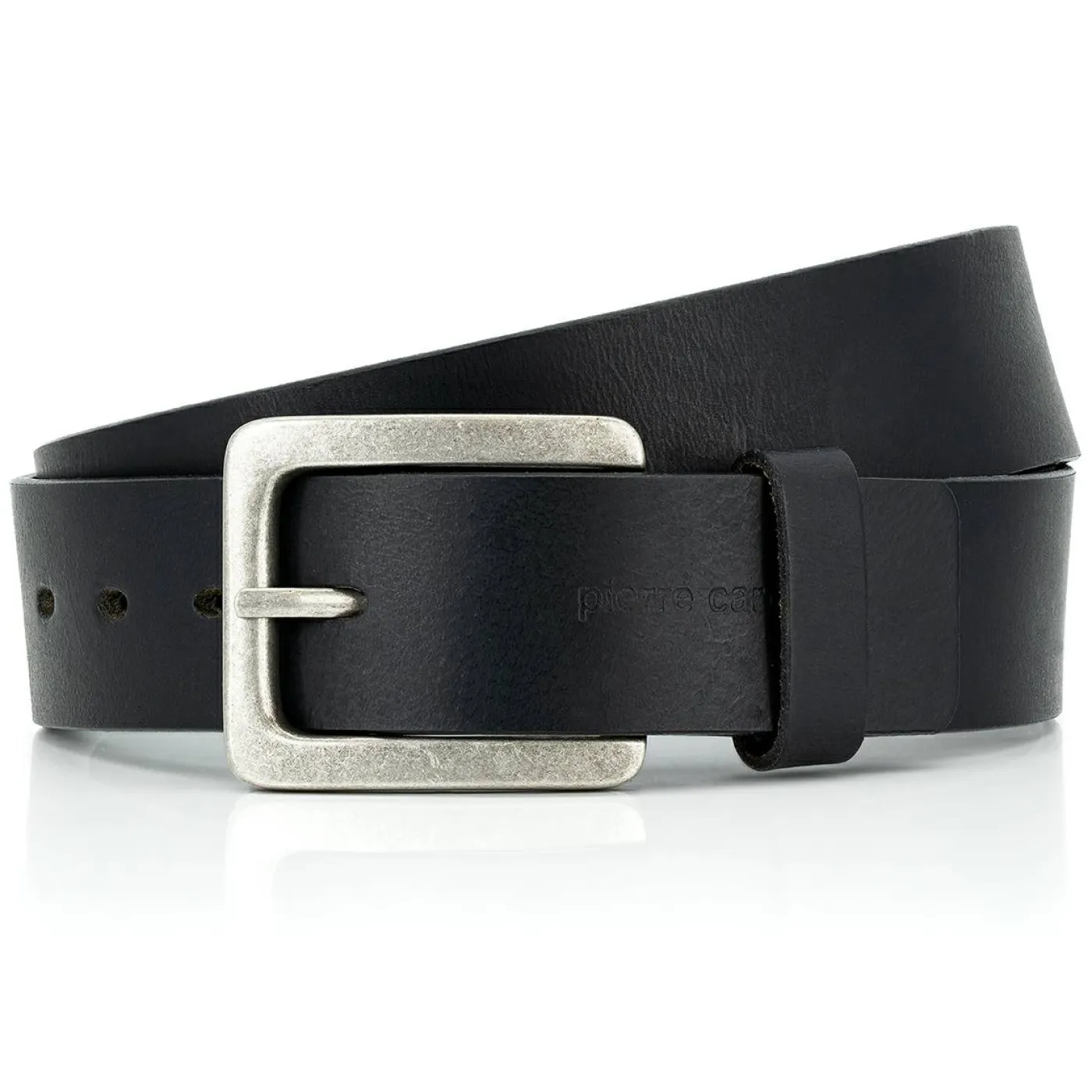 Ledergrtel PIERRE CARDIN schwarz, ., 95