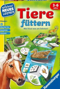 Lernspiel "Tiere füttern"
