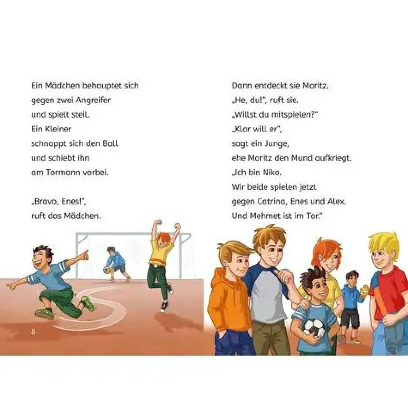 Leselernbuch "Teufelskicker Moritz" (1. Klasse)