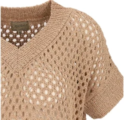 Lochstrickpullover "Cami"