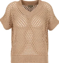 Lochstrickpullover "Cami"