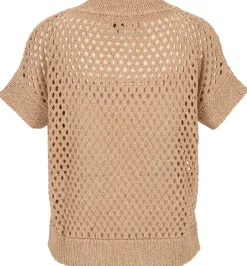 Lochstrickpullover