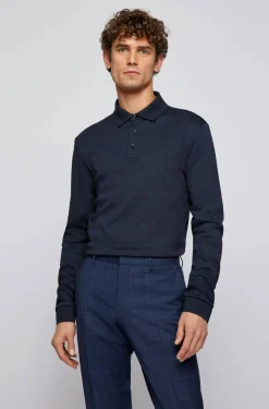 Longsleeve-Poloshirt