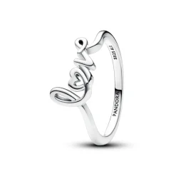 Love sterling silver ring