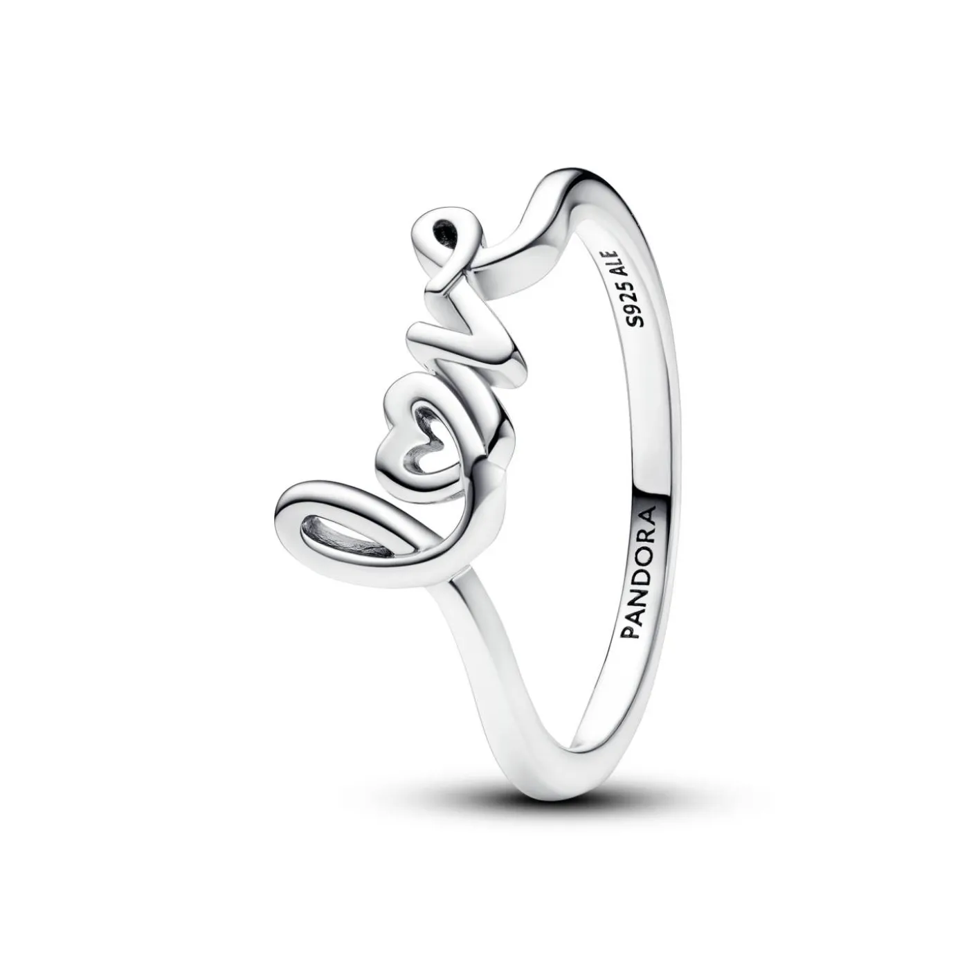 Love sterling silver ring