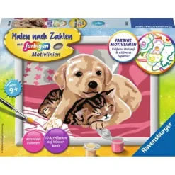 Malen nach Zahlen "Beste Freunde"