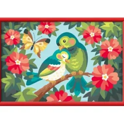Malen nach Zahlen "Bunte Vögel"