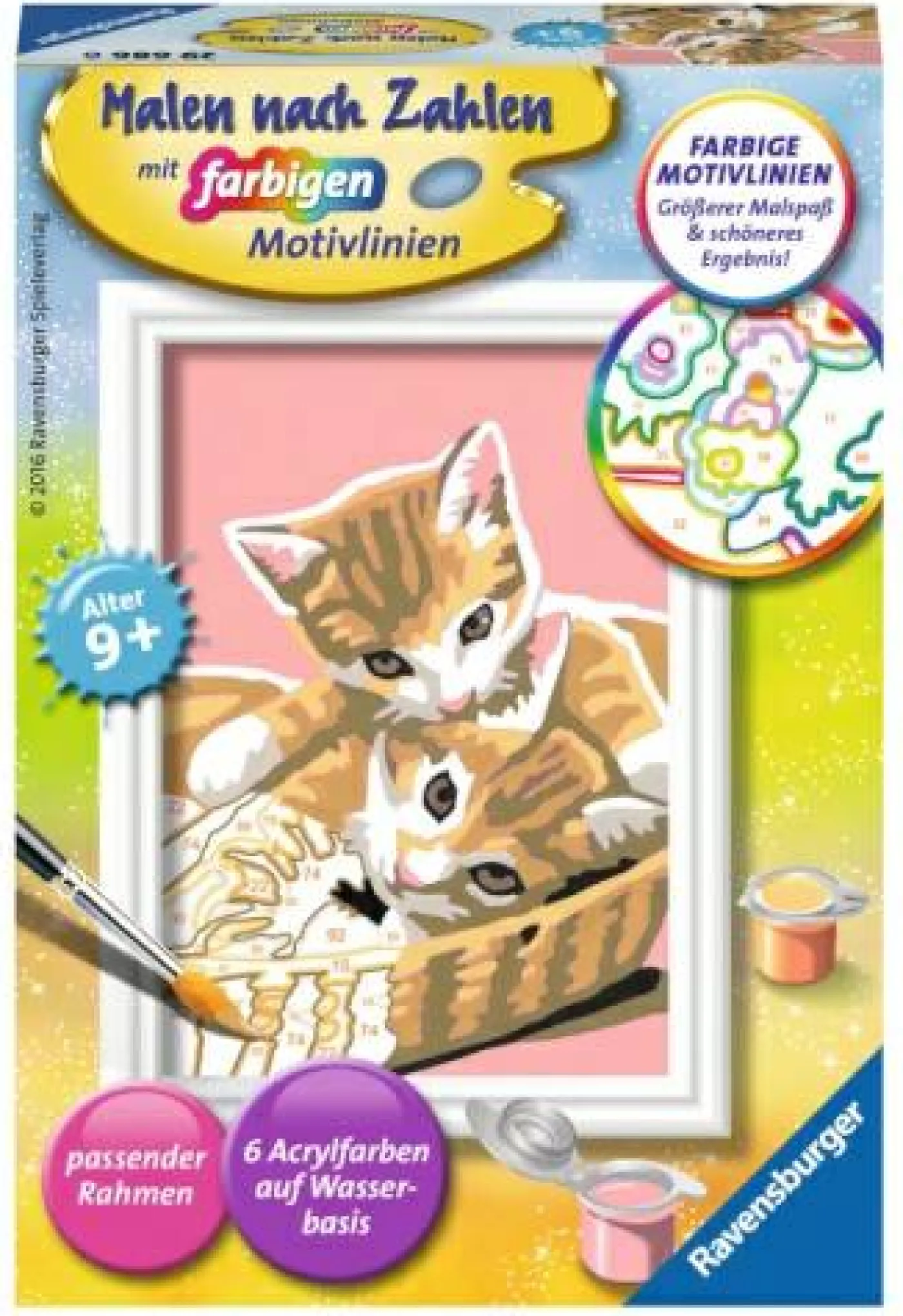 Malen nach Zahlen "Katzenbabys"