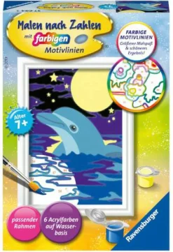 Malen nach Zahlen "Kleiner Delfin"
