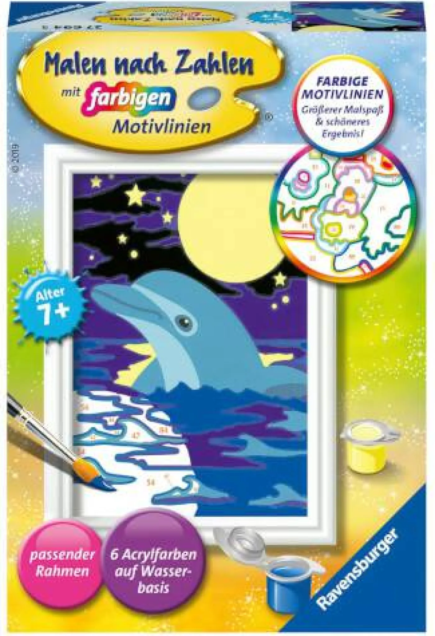 Malen nach Zahlen "Kleiner Delfin"