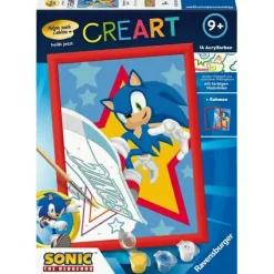 Malen nach Zahlen "Rasender Sonic"