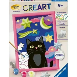 Malen nach Zahlen "Sternenkatze"