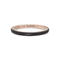 ME Schwarze Emaille Ring
