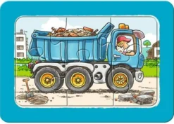 Meine ersten Puzzle "Bagger, Traktor und Kipplader"