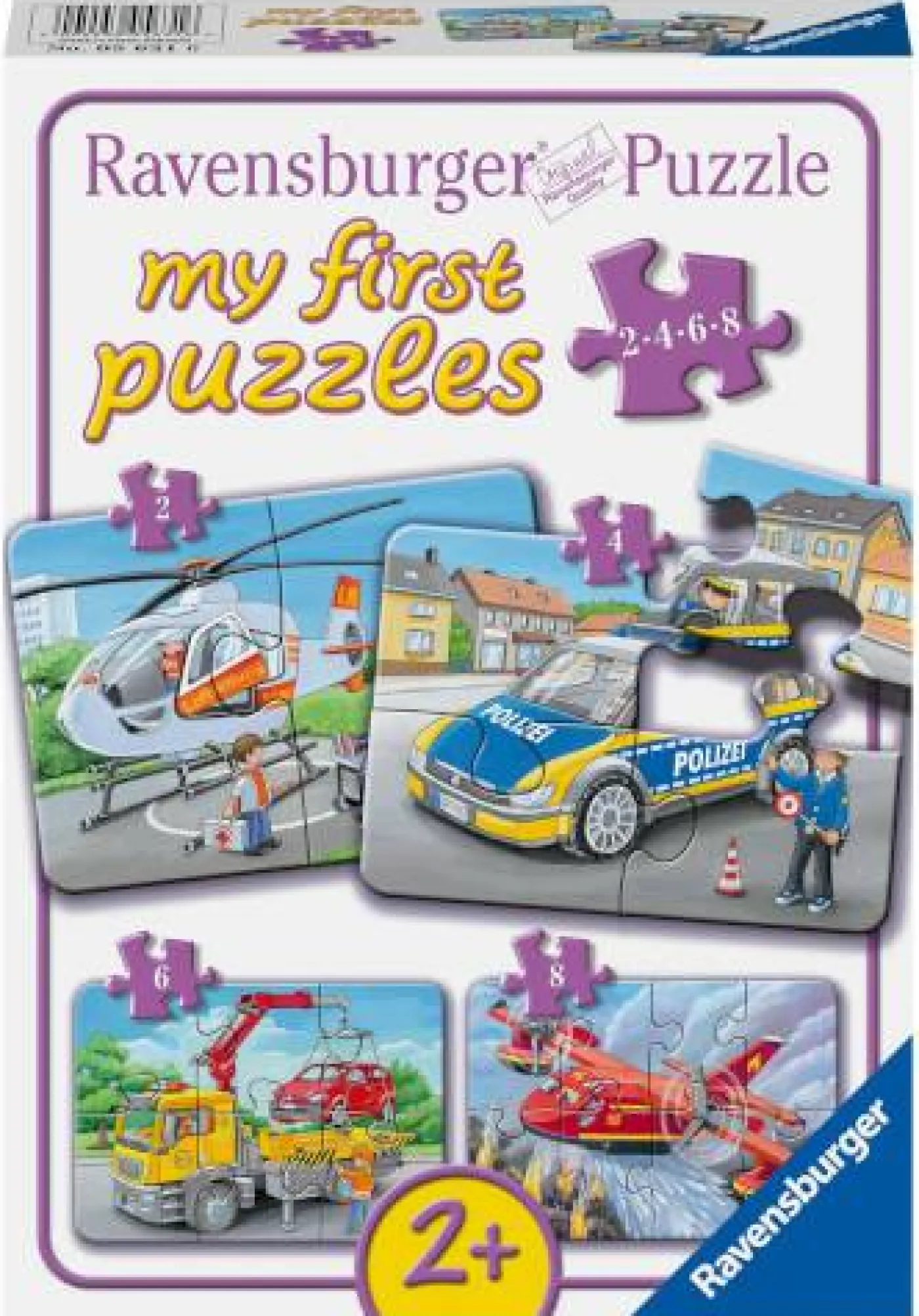 Meine ersten Puzzle "Einsatzfahrzeuge"