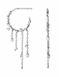 Ohrringe "Jungle lvy Pearl Hoops"
