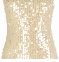 Pailletten-Maxikleid "Ines"