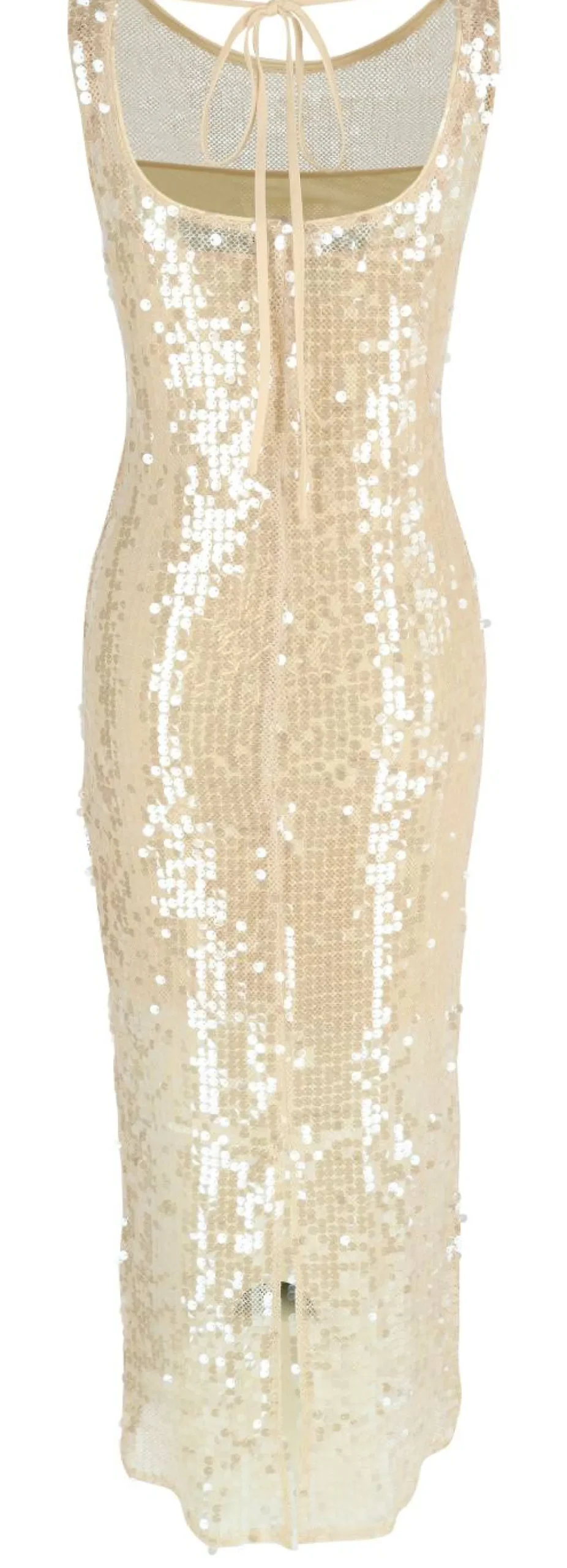 Pailletten-Maxikleid "Ines"