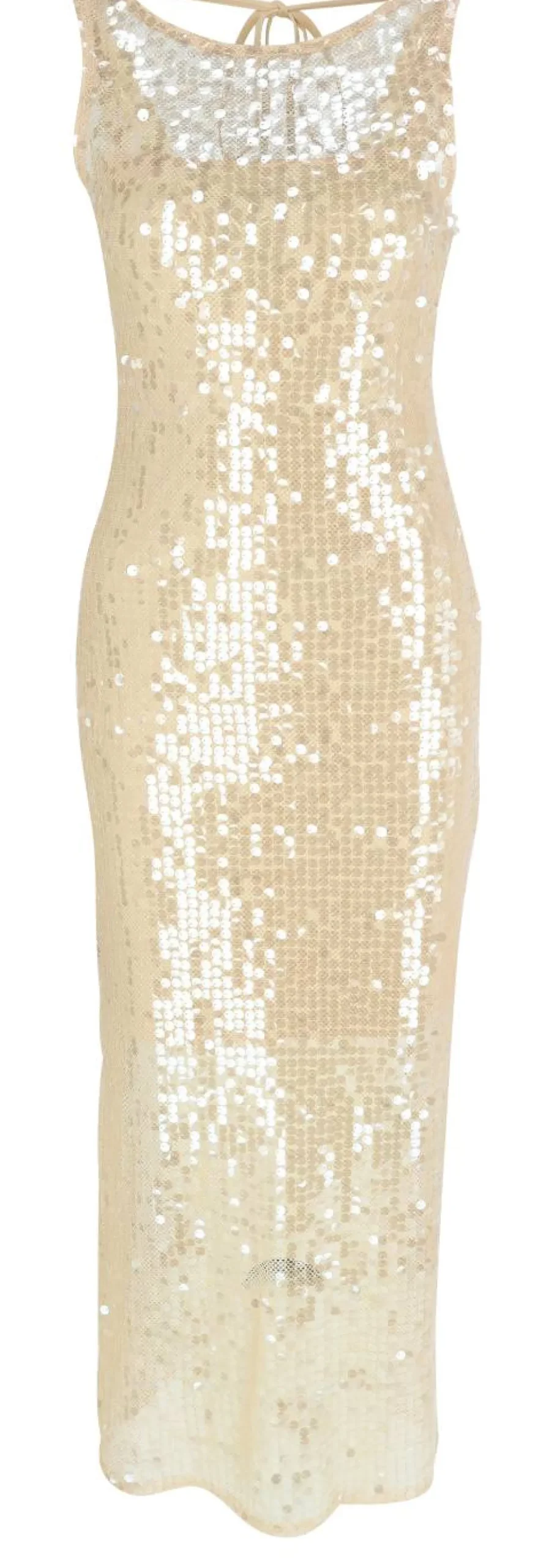 Pailletten-Maxikleid "Ines"