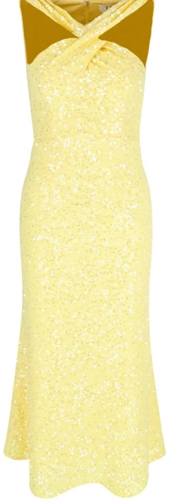 Pailletten-Waffelkleid