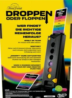 Partyspiel "Droppen oder Floppen"