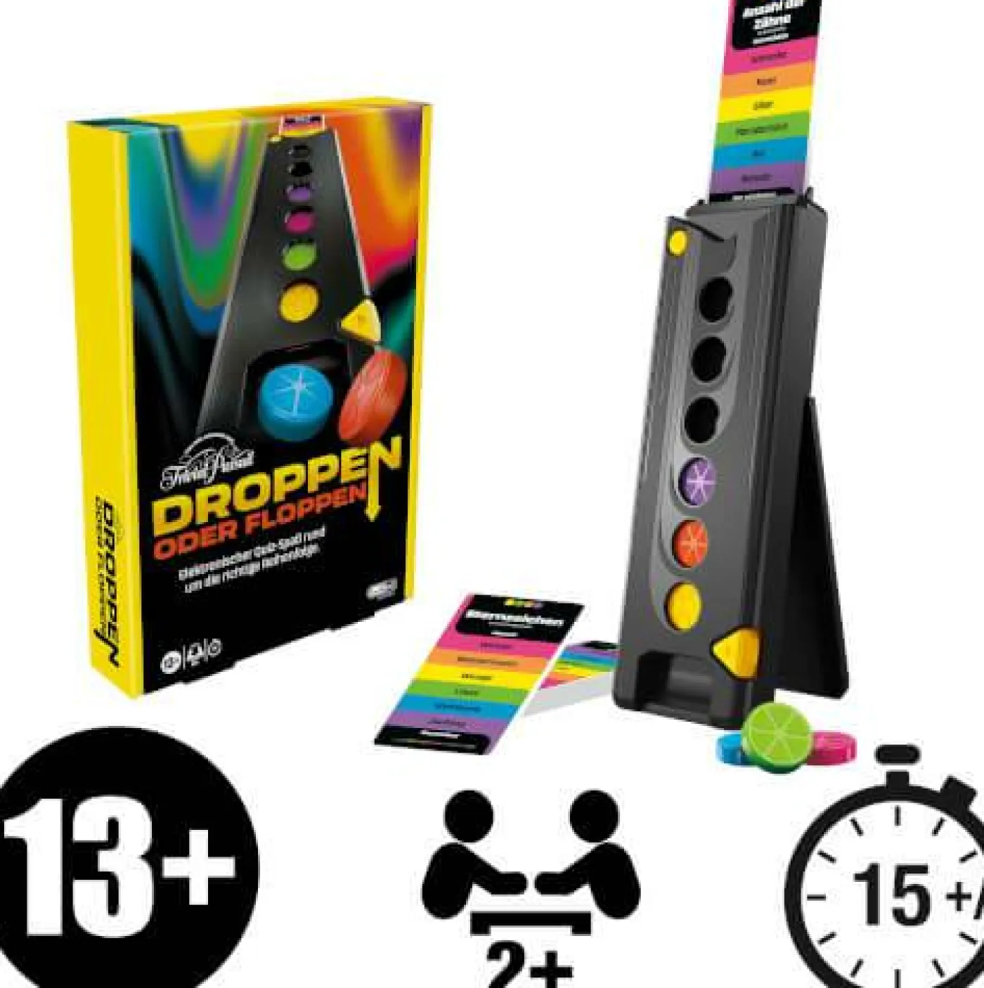 Partyspiel "Droppen oder Floppen"