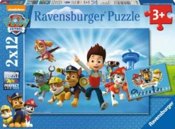 Paw Patrol-Puzzle "Ryder und die Paw Patrol", 2x12 Teile