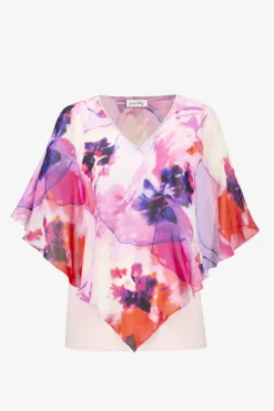 Poncho-Bluse