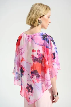Poncho-Bluse