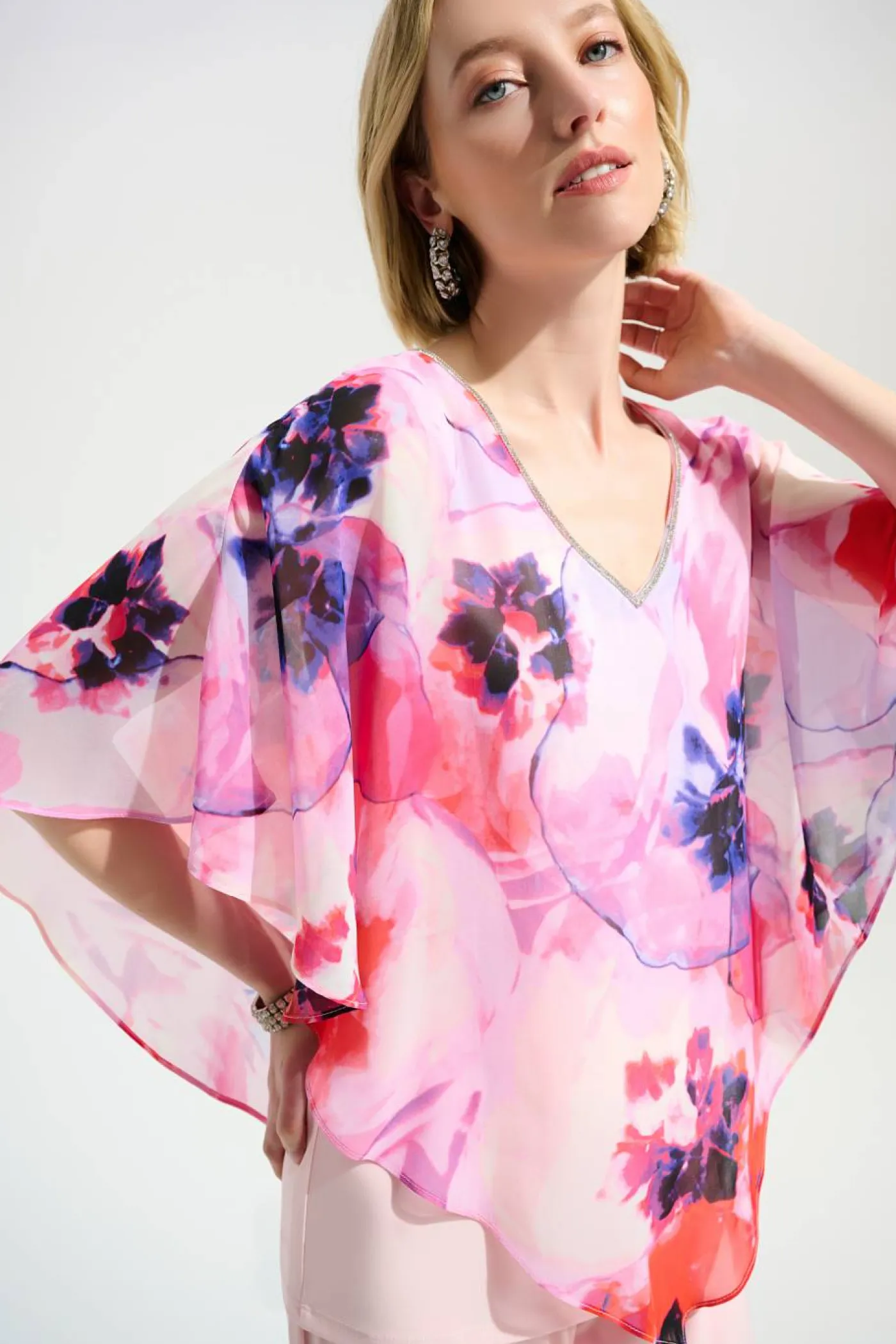 Poncho-Bluse