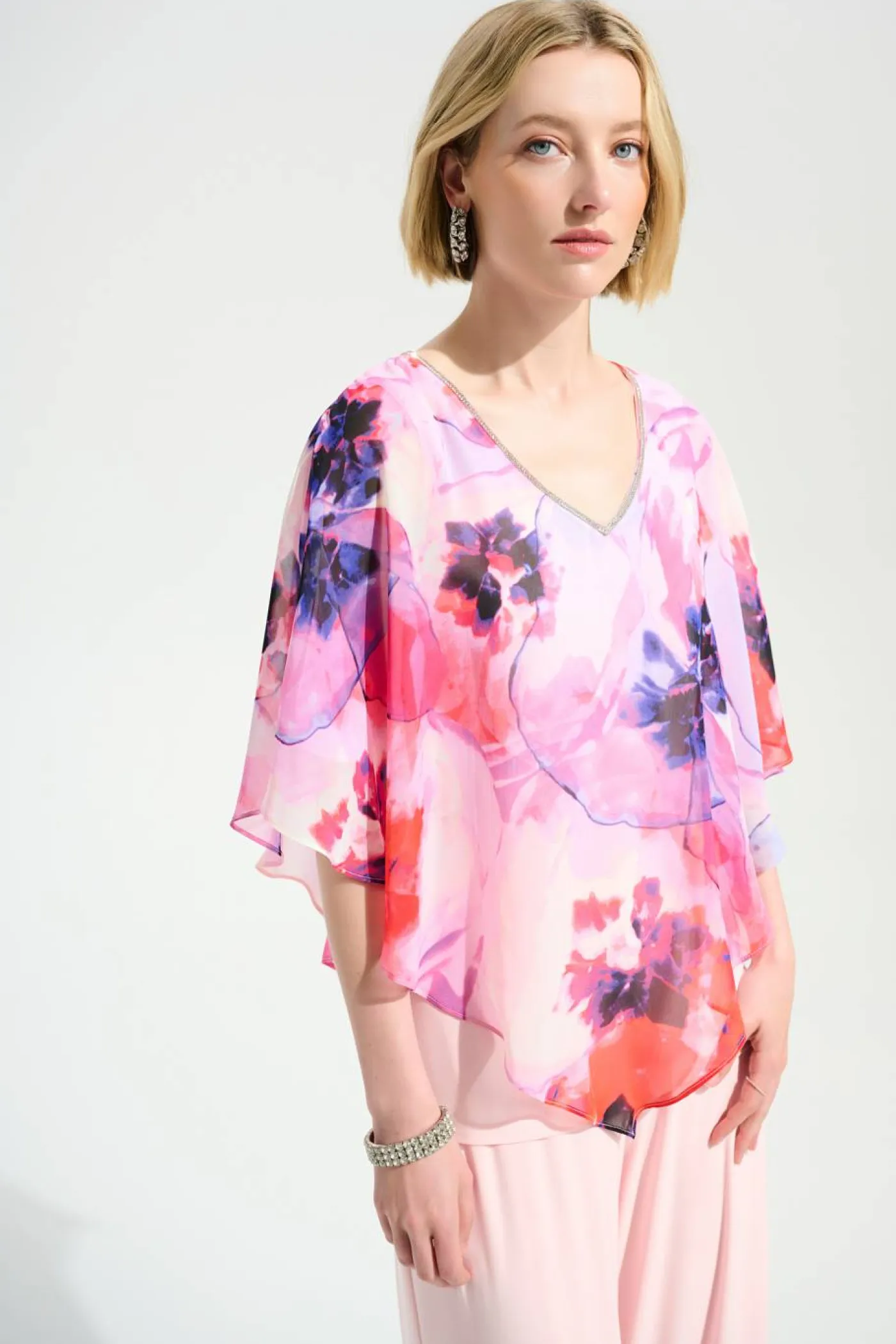 Poncho-Bluse