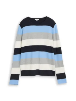 Pulli "Knit structured striped"