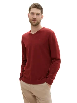 Pullover "basic v-neck knit"