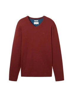 Pullover "basic v-neck knit"