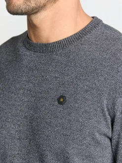 Pullover Crewneck 2 Coloured Melange