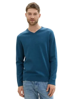 Pullover "basic v-neck knit"