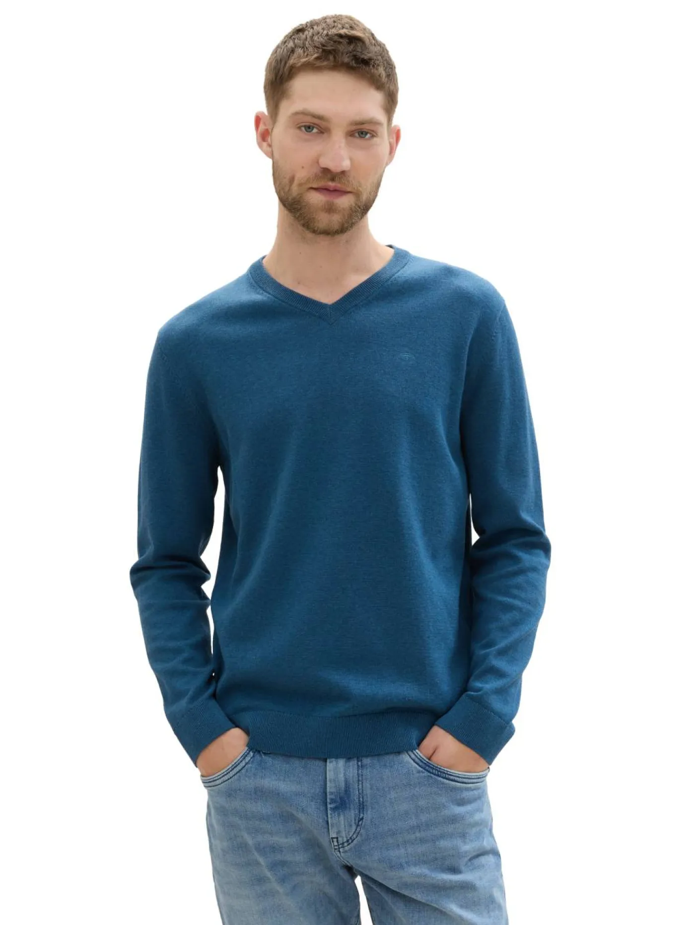 Pullover "basic v-neck knit"