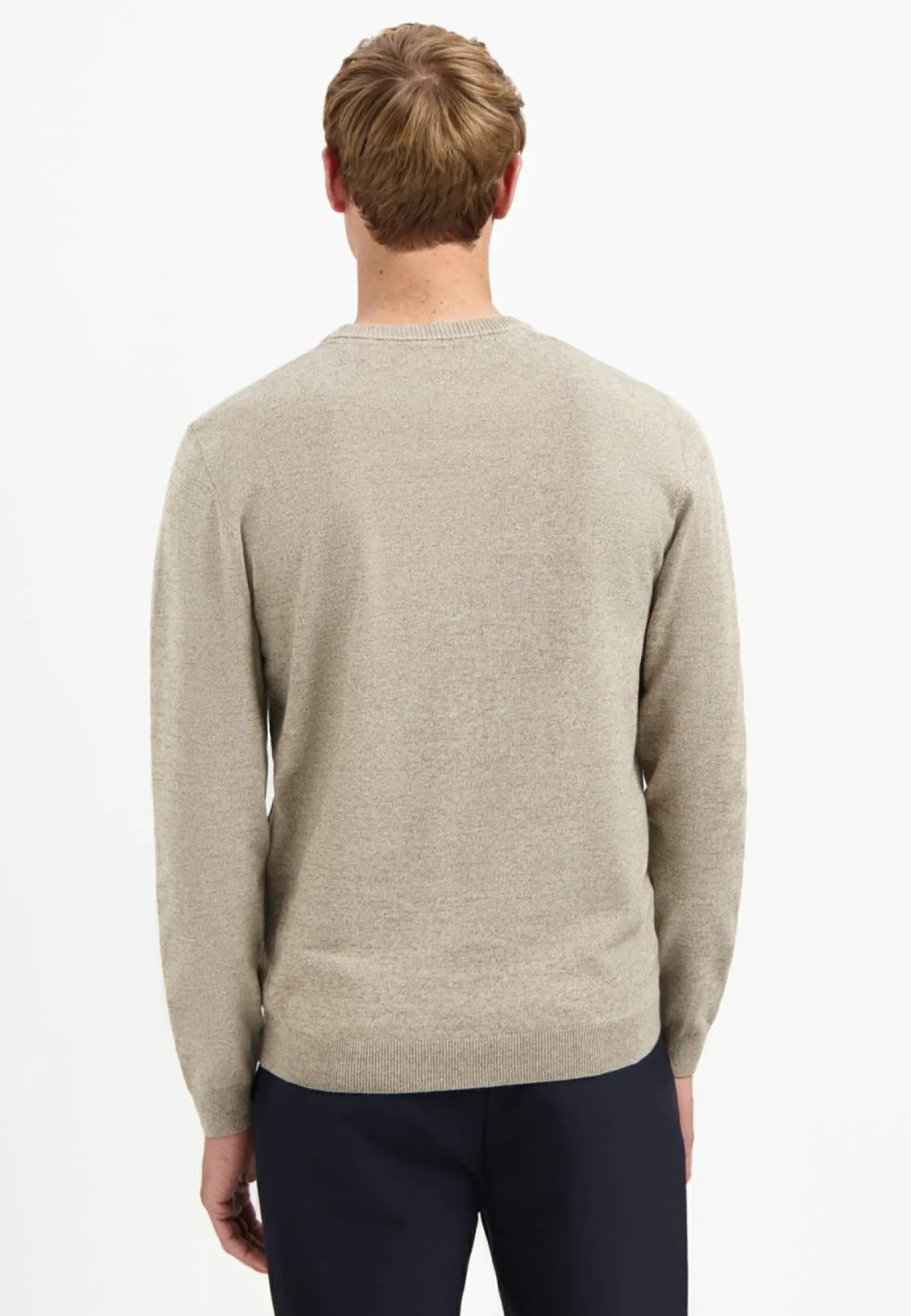 Pullover Crewneck 2 Coloured Melange