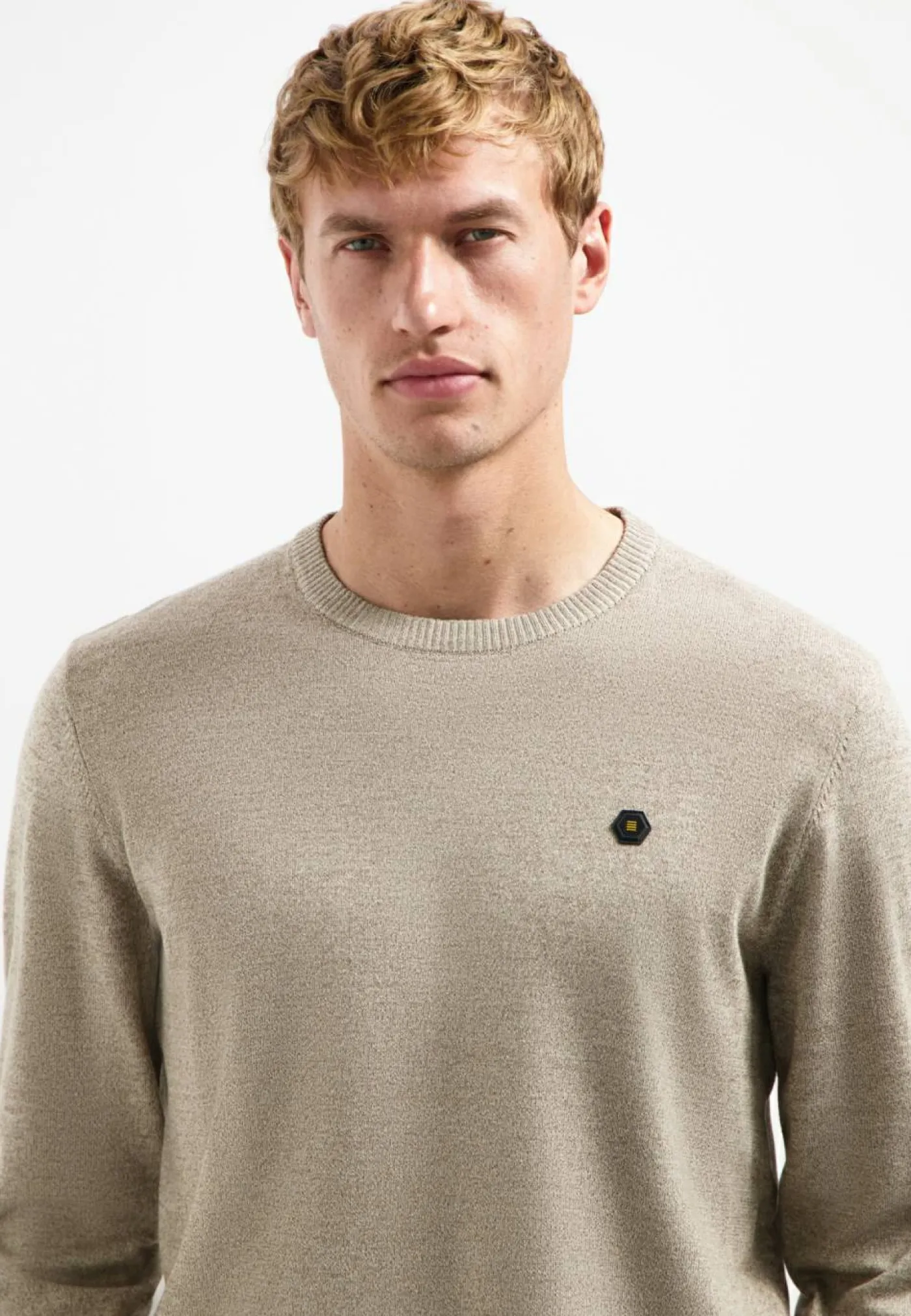 Pullover Crewneck 2 Coloured Melange