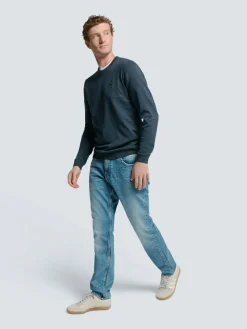 Pullover Crewneck 2 Coloured Melange