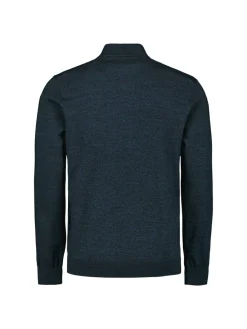 Pullover Half Zip 2 Coloured Melange