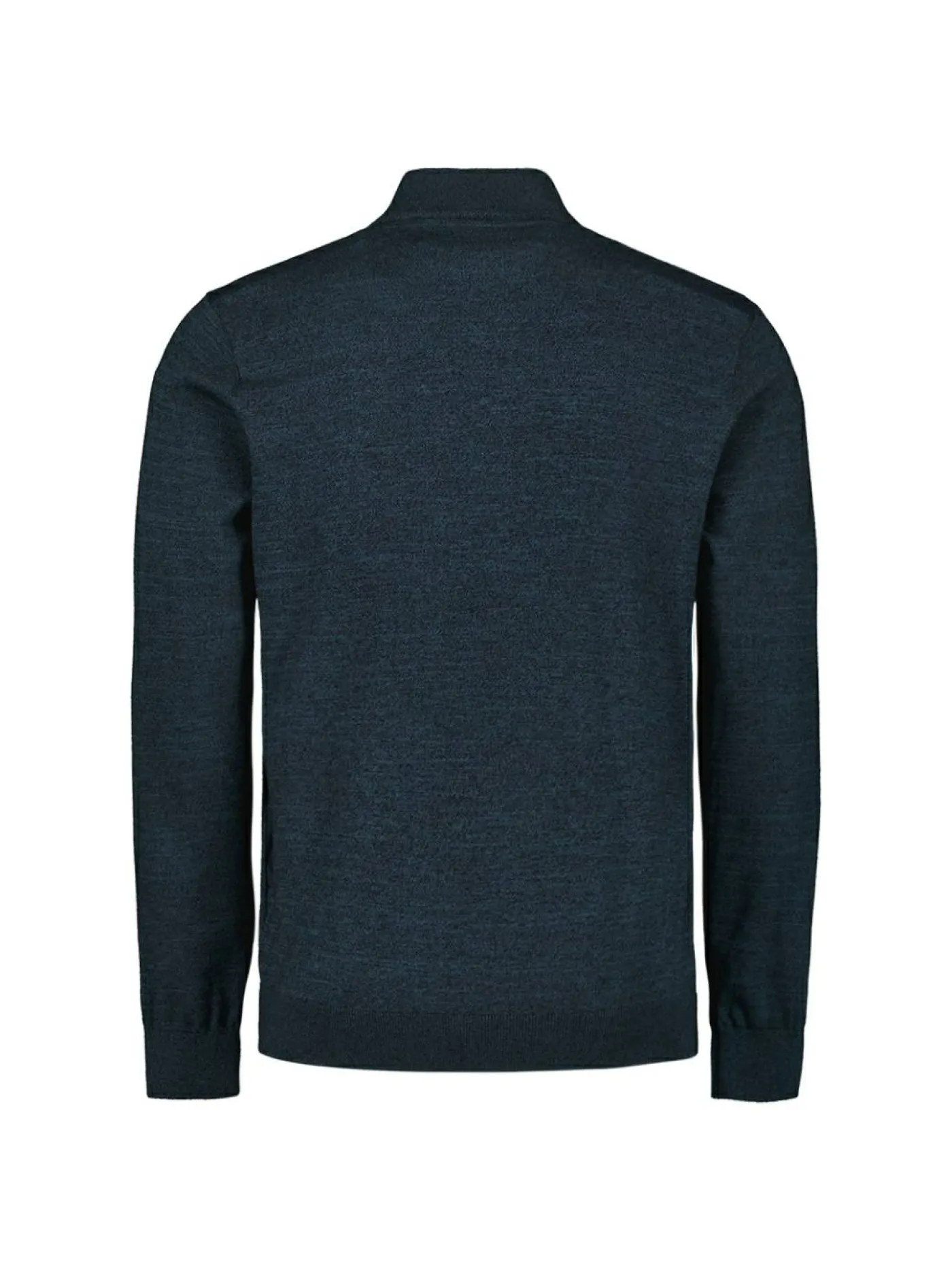 Pullover Half Zip 2 Coloured Melange