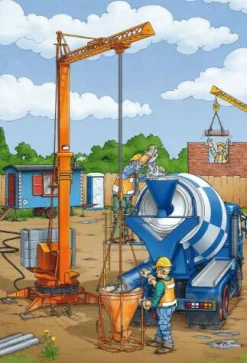 Puzzle "Auf der Baustelle", 3x24 Teile